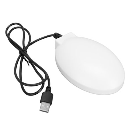 Fuglebad Afisning Termostatstyret Sikker Plug and Play Fuglebad Vandvarmer til Havegård Hvid