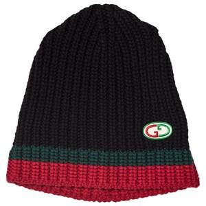 Kids - Gucci Black GG Logo Beanie S (50cm) - Headwear - S (50cm) - Black