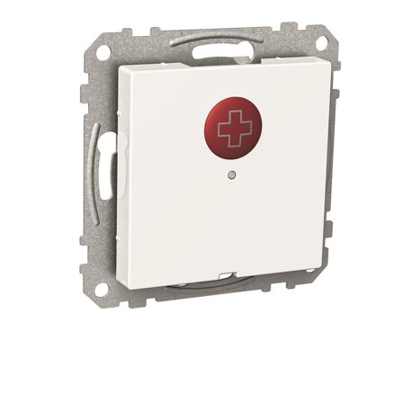 Schneider Electric WDE002243 Hätäpainike kojerasiaan asennettavaksi, Hälyttimet & turvallisuus