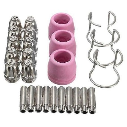 26 kpl, AG60 SG55 kulutustarvikkeet, SG-55 -60 leikkauspolttimen osat, plasmaleikkurille (SG 55 60)