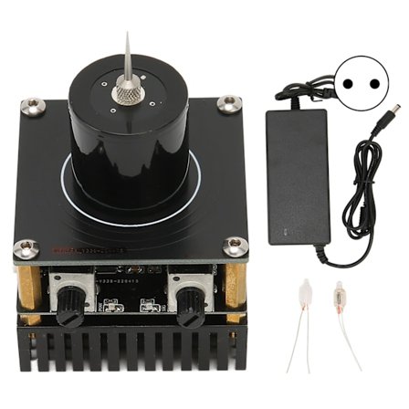 Tesla Coil Desktop Toy Plasma Speaker Arc Generator Trådløs overføring Undervisningsdemonstrasjon Eksperimentell modell 100‐240V EU-plugg