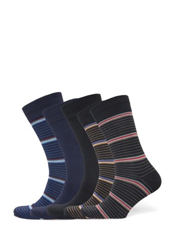 Claudio Claudio Socks Bamboo 5 Pc Fsc - Black - 40-47