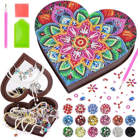 Diamond Painting Craft Kit for Kids – DIY Jewelry Box & Creative Craft