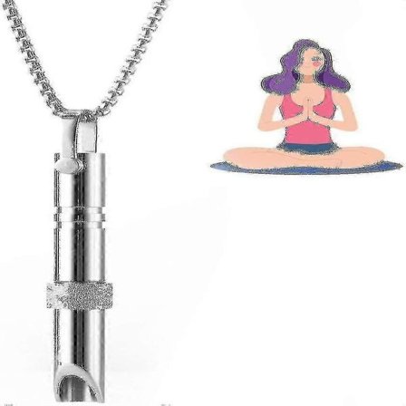 Lopeta tupakointi -kaulakoru, hengityskaulakoru ahdistuksen lievitykseen, hengityskaulakoru tupakoinnin lopettamiseen, hengitys Cs