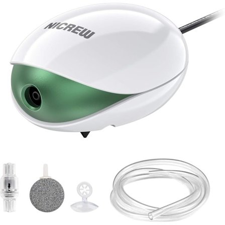 Akvarieluftpump Ultratyst pump <35 DB med 1,7W X-3 bubbelsten