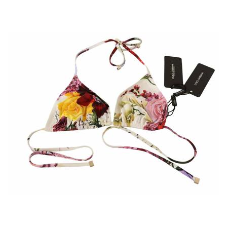 Dolce & Gabbana, Bikinis Wit, Dames, Maat:S,nylon,multicolor