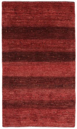 Hand Knotted Persian Loribaft Fine Persia Rug 83X140 Dark Red/Black