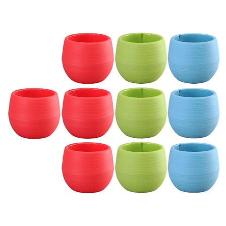 Blomsterpotter i plast med drænhul Bonsai-potter