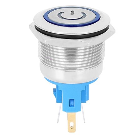 Ruostumattomasta teräksestä valmistettu Slitstark-kosketuspainikekytkin 2 kpl 6-nastainen itselukittuva DC 3 6V