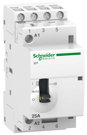Schneider Electric A9C21834 Kontaktor 4 Lu, 240 V, OMK, Elfordeling & strømforsyning