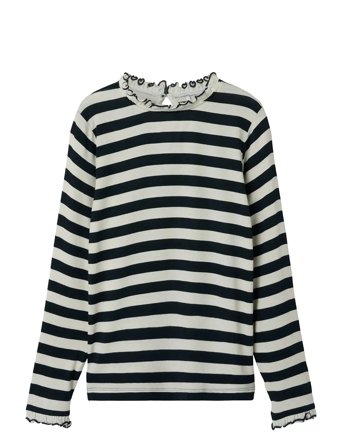 Nkfprakula Ls Slim Top Black Name It