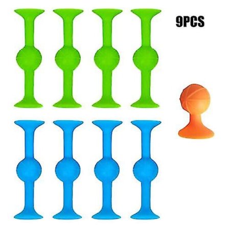 9 stk Pop Darts Spil Sugkopper Dart Trickshot Stickit Sæt Popdarts Indendørs Udendørs Stressaflastende Legetøj Sugkopper Dart Kast