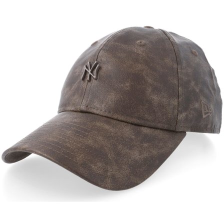 New Era - MLB Bruin adjustable Cap - New York Yankees Womens Worn PU 9TWENTY Brown Adjustable @ Hatstore