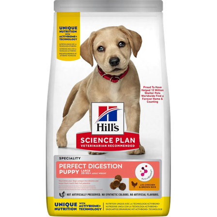 Hills Science Plan - Puppy Digestion Large Breed Chicken & Rice 14,5 kg - Hund - Hundefôr & hundemat - Tørrfôr for hund - ZOO.no