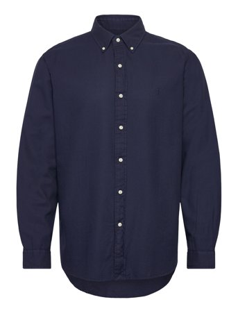 Polo Ralph Lauren Custom Fit Textured Dobby Shirt - Navy - XL