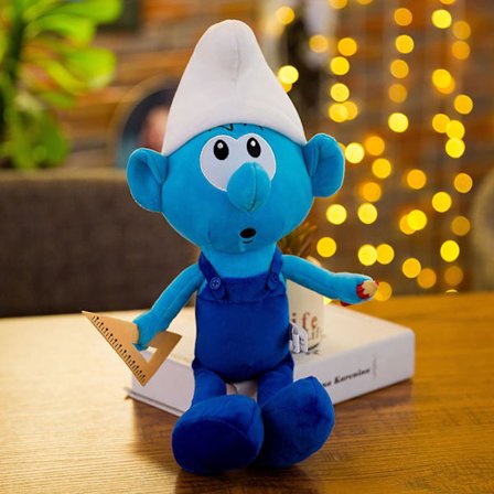 Tegneserie Smurf Katt Fylt Dukke Plysj Leke Nydelig Myk Plysj Puter Pute Plysj Dukke for Barn Baby Trøstende Gaver (FMY)