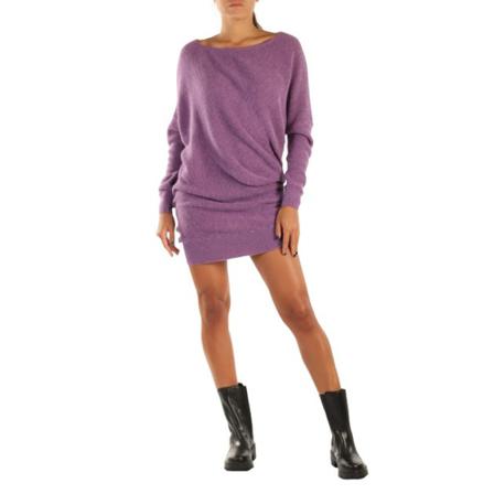 Manila Grace, Short Dresses Fioletowy, Kobieta, Rozmiar: M
