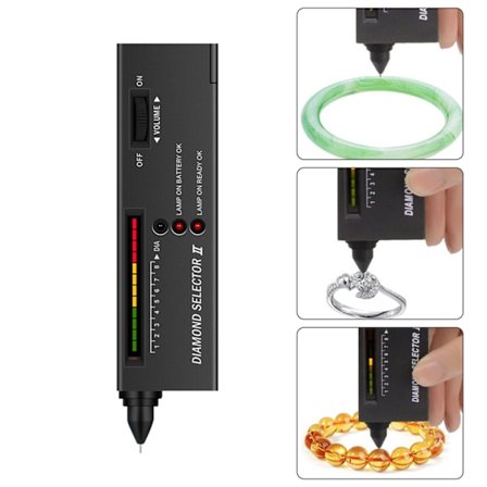 Diamond Selector II Professionel LED Diamant Tester Diamant Indikator Smykker Ædelsten Krystal Jade Vælger Test Pen Værktøj Høj Nøjagtighed