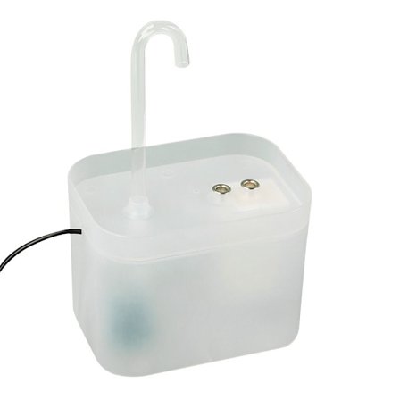 Hundevandsfontæne Drikkeskål til kæledyr HVID