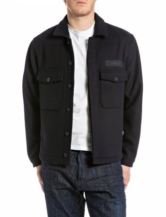 Replay Jacket Regular - Black - XL