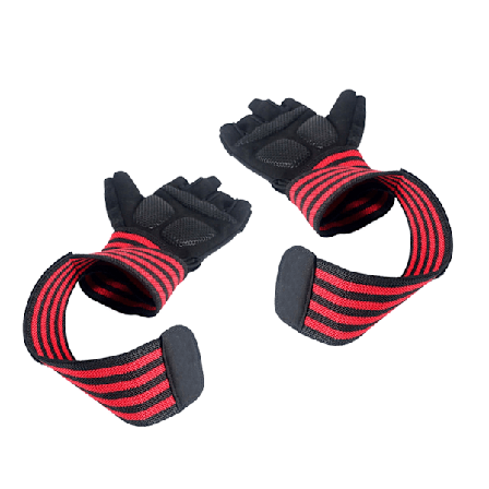 Gym Handsker Vægtløftning Træningshandsker Mænd Kvinder med Håndledsstøtte