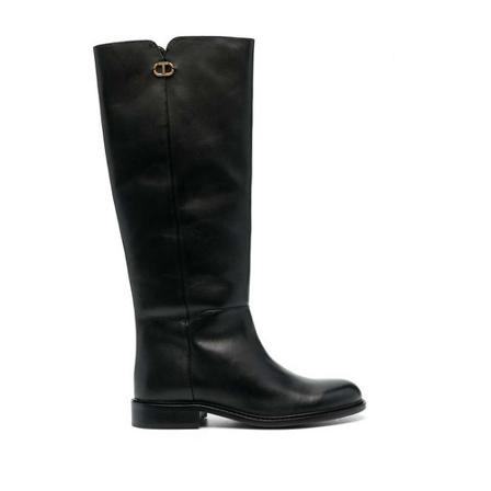 Twinset, Heeled Boots Czarny, Kobieta, Rozmiar: 36 EU