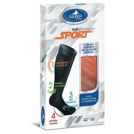 Sauber Sport Calza Unisex A Compressione