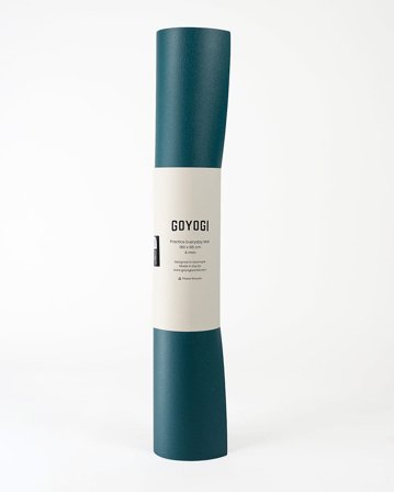 GOYOGI Practice Everyday Mat 4 mm Dark Green, Sport & Velvære, Yogaudstyr, Yogamåtter