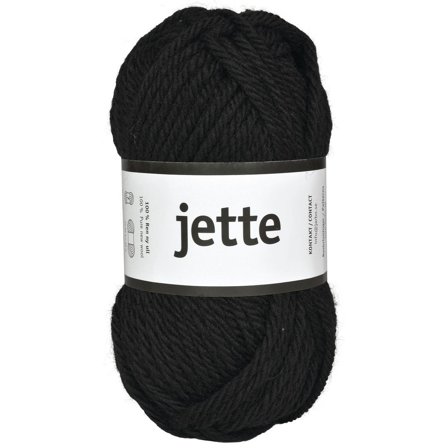 JÄRBO GARN Ullgarn Jette 50g, svart - Lyreco - Skola och förskola - Hobbymaterial - Garn