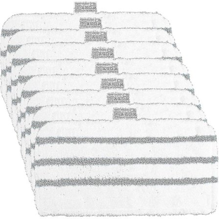 Set med 8 för Black And Decker Fsmp20 Ångmopp för Black Decker Fsm1630, Fsm1616, Fsmh13e5, Fsm1321