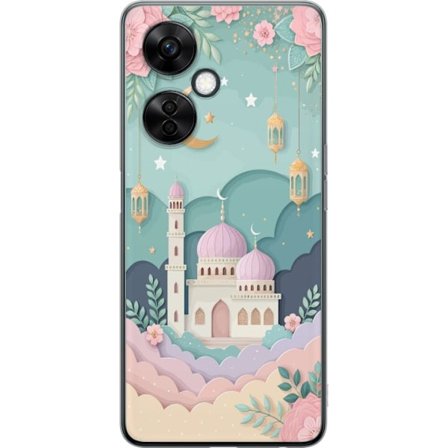 Kompatibelt Mobildeksel til OnePlus Nord CE 3 Lite Håndtegnet reiseinspirert mønster med verdenskart, fly, hjerter og vintage eventyrtema