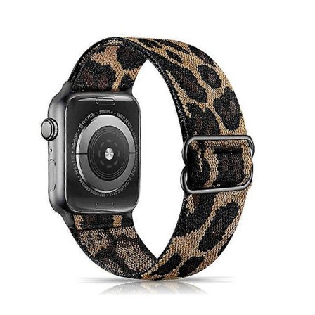 Tøyelige Nylon Solo Loop-remmer kompatible med Apple Watch 38mm 4