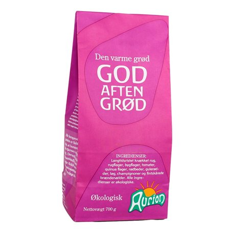 Aurion Den Varme Grød Godaften Grød Ø 700 g, Helse & Madvarer, Madvarer, Grød