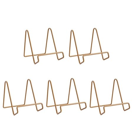 5-pack Tallriksställ Bildramställ GULD MELLAN GULD