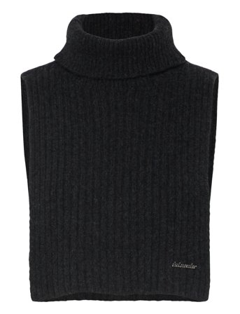 Lambswool Rib Bib Accessories Scarves Neckwarmer Grey HOLZWEILER