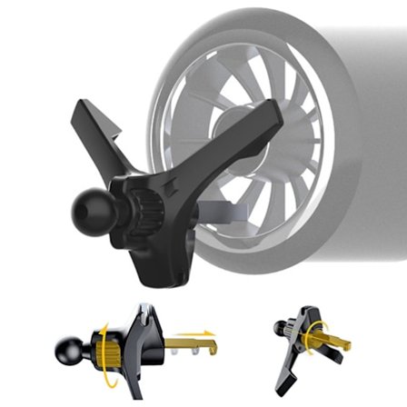 Y Form Car Air Vent Mount Adapter Klämbar telefonhållare Adapter Fäste Tillbehör Universal Car Air Vent Mount Clip