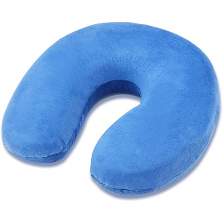 U-formet reisepute, flyhodestøtte, minneskumpute