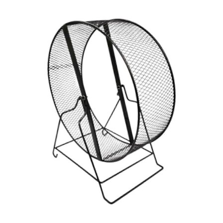 Metal Hamster Løbehjul Støjsvagt Løbehjul Anti-Slip Trådnet Robust Marsvin Løbehjul til Små Dyr Gerbils