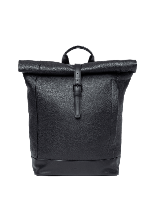 Sandqvist Leather Rolltop Backpack Handväskor Herr Svart ONESIZE