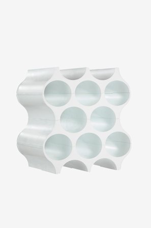 Koziol - Viinipulloteline SET-UP 36 cm - Valkoinen - Viinipullotelineet - - Homeroom