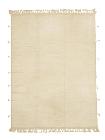 Berber Style Rug Hand Knotted 252X326 Orange/Beige Afghanistan