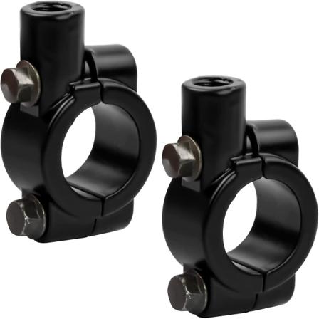 10 mm Motorsykkel Speilbrakett, Universal Styre Speilbrakett For 22 Mm Styre, Styre Speilfesteklemmer For Motorsykkel/sykkel Rearview Mir