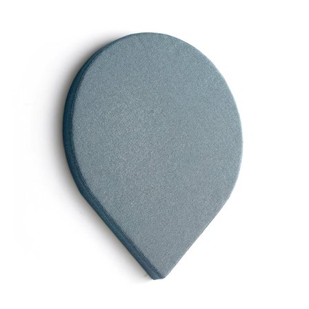 Panel akustyczny POLY, kropla, 965x800x56 mm, ścienny, jasnoniebieski