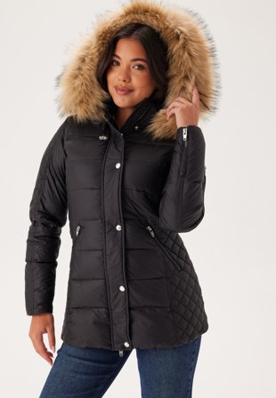 ROCKANDBLUE - Beam Mid Coat - 89915 Black/Natural - Kläder - - Bubbleroom