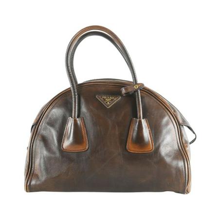 Prada Vintage HandTass , Bruin , Dames , Maat: ONE Size Vintage Tassen