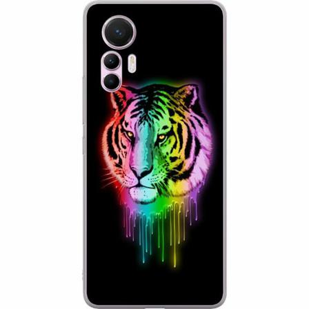 Xiaomi 12 Lite Mjukt Skal - Neon Tiger