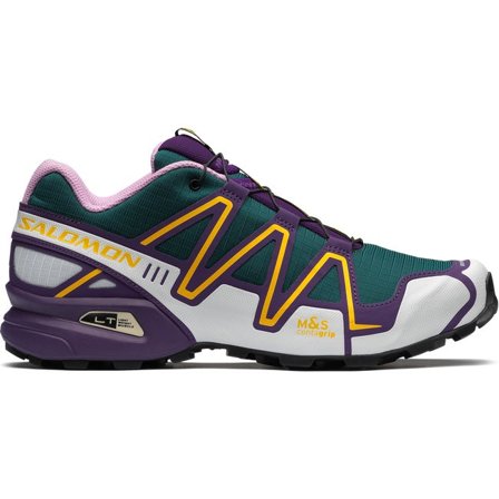 Salomon - Chaussures unisexes Speedcross 3 - Ponderosa Pine / Crown Jewel / Lemon