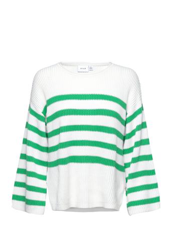 Viching 7/8 Knit Top/Pb Pullover Multi/mønstret Vila