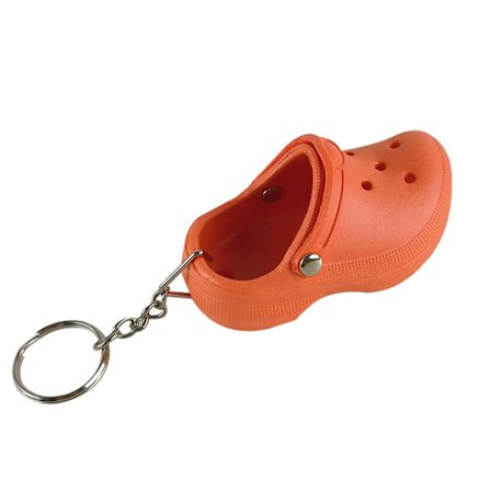 100% ny, mini Crocs Sandalkæde Charm Nøglering Nøgleholder Nyhed Nøglering Gave