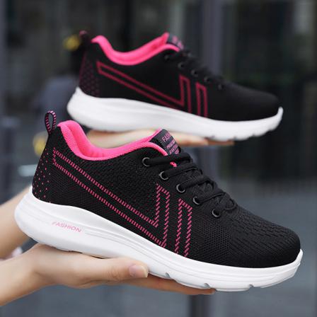 Platta Sneakers För Kvinnor Med Rund Tå